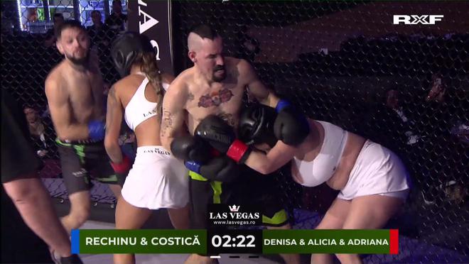 比UFC、WWE还劲爆MMA跨性别决斗引争议两男大战三女(图1)